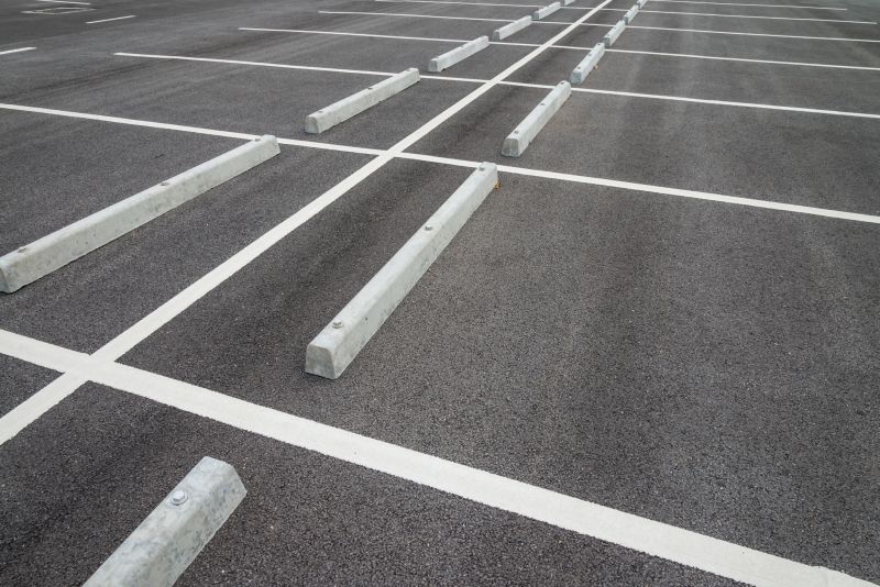 Finished Parking Lot with Markings