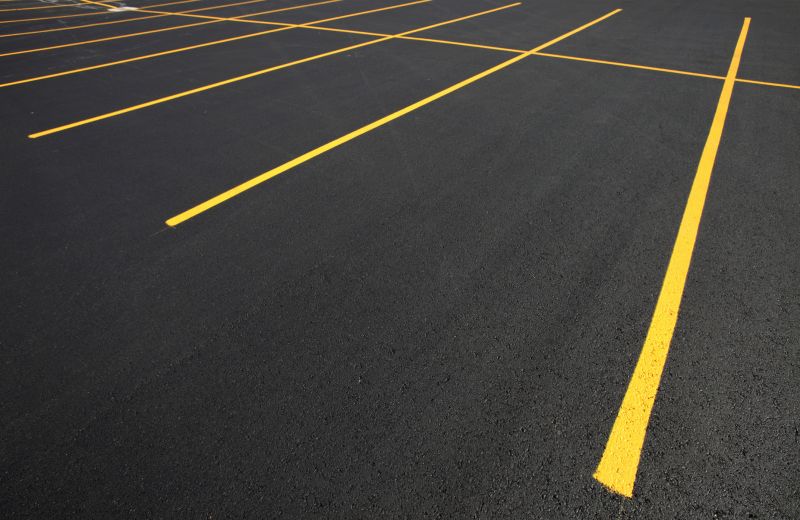 Detailed Parking Space Markings